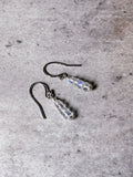 Rainbow moonstone rondel 925 dangles