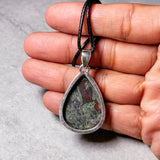 Dragon bloodstone 925 pendant