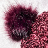 Stella crotchet Pom Pom beanie