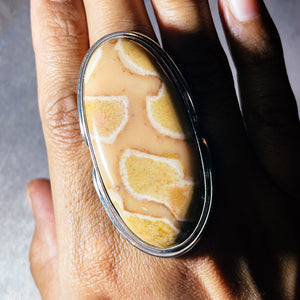 Fawn Jasper sz9.5 925 ring