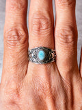 Larimar 925 ring sz8
