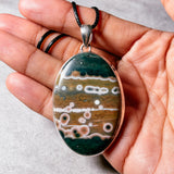 Ocean jasper 925 pendant