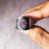 Grape agate sz9 925 ring