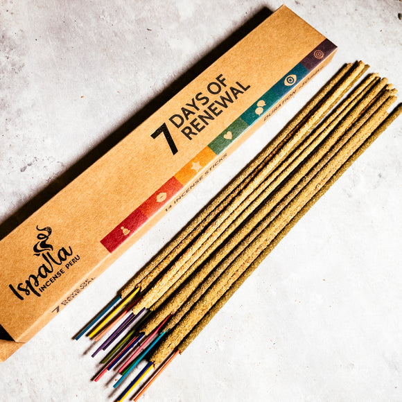 7 Days of renewal - palo santo incense sticks