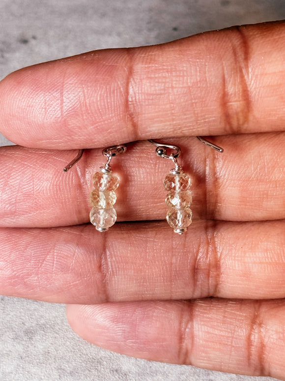 Heliodor 925 dangles