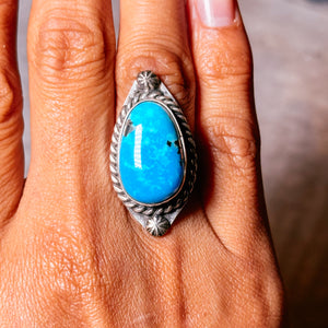 Kingman turquoise 925 sz6.5 ring