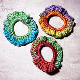 Hazel crotchet scrunchie set