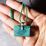 Malachite 925 pendant