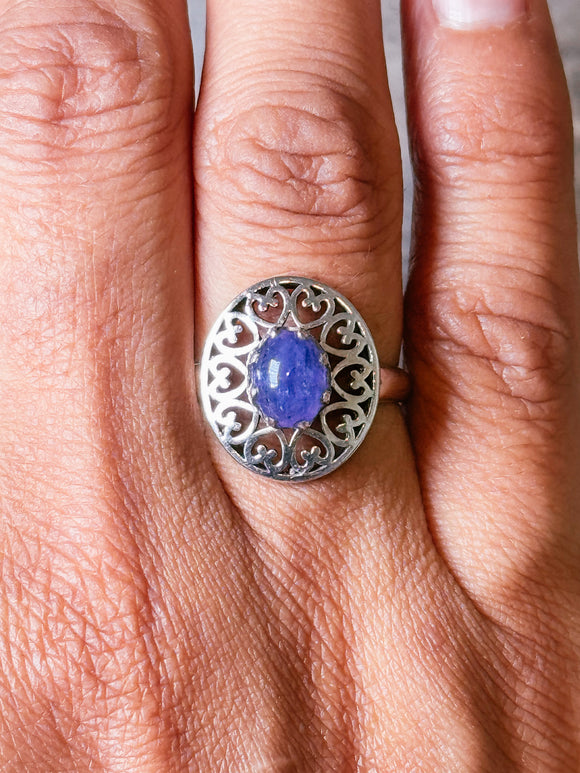 Tanzanite 925 ring sz7