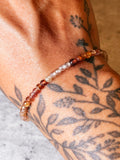 Multi zircon med round 925 bracelet