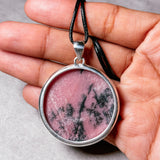 Rhodonite 925 pendant