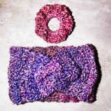 Alice crotchet headband set