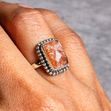 Sunstone 925 ring sz6