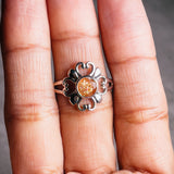 Sunstone 925 ring sz10.25