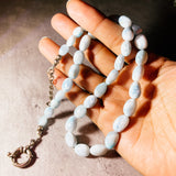 Larimar nuggets 925 necklace