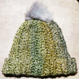 Stella crotchet Pom Pom beanie