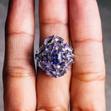 Tanzanite 925 sz7 ring