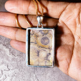 Orbicular Ocean jasper 925 pendant