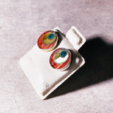 Multi color shell 925 studs