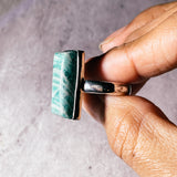 Amazonite sz10 925 ring