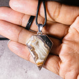 Laguna lace agate 925 pendant