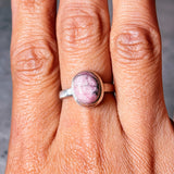 Rhodonite 925 sz7.75 ring