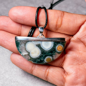 Ocean jasper 925 pendant