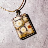 Orbicular Ocean jasper 925 pendant