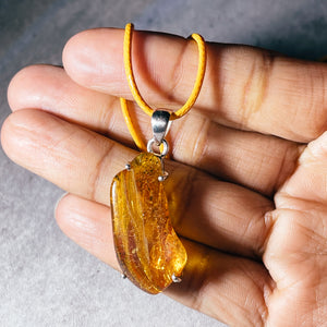 Baltic amber 925 pendant