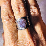 Grape agate sz9 925 ring