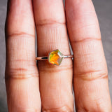 Ethiopian opal 925 ring sz9.25