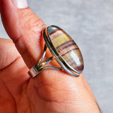 Fluorite 925 sz11 ring