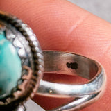 Turquoise 925 sz7.5 ring