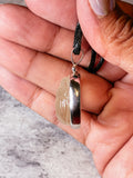 Libyan desert glass scarab 925 pendant