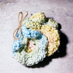 Hazel crotchet scrunchie set