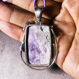 Charoite 925 pendant