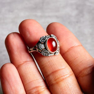 Carnelian sz8.75 925 ring