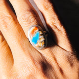 Spiny oyster Turquoise 925 sz5.6 ring