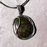 Epidote matrix 925 pendant