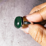 Jade sz8 925 ring