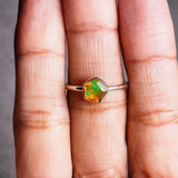 Ethiopian opal 925 ring sz8