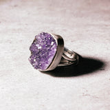 Amethyst 925 sz5.5 ring