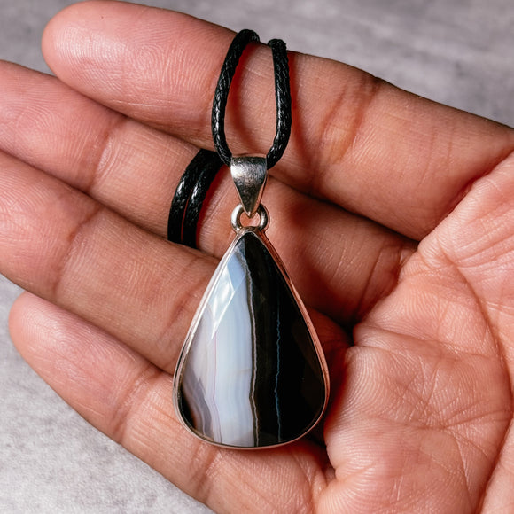 Botswana agate 925 pendant