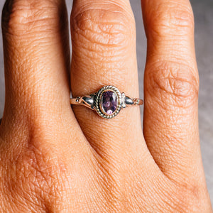 Amethyst 925 sz9.25 ring