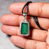 Chrysoprase 925 pendant