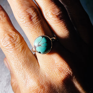 Turquoise sz9 925 ring