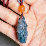 Dendritic Gobi agate cord necklace