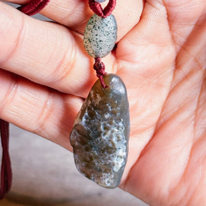 Gobi agate cord necklace