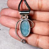 Smothsonite moonstone 925 pendant