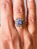 Tanzanite 925 ring sz7